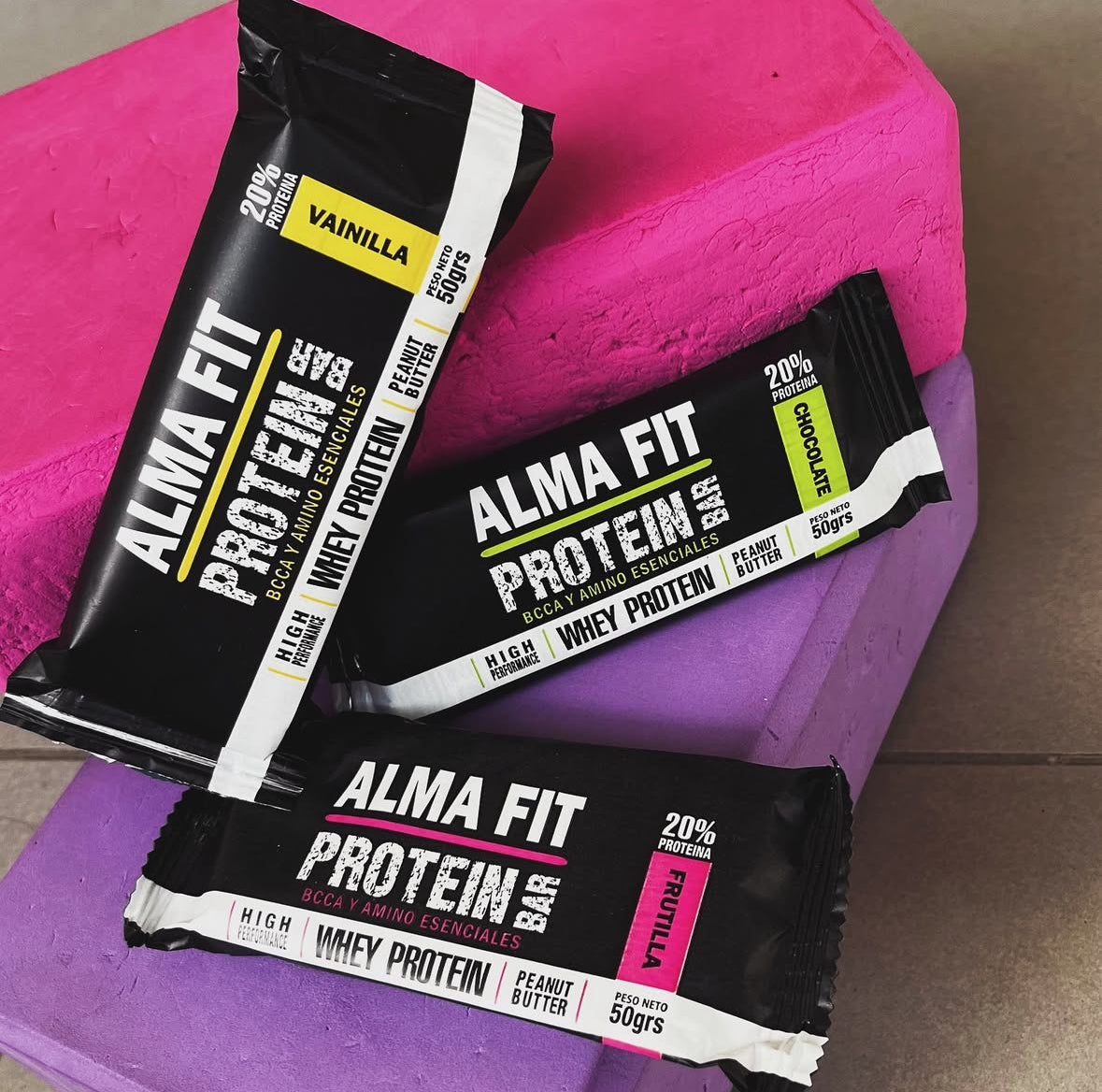 KIT FITNESS - Compra Mensual - Barras Pro - 15uds Barras ALMAFIT + 15uds IRON BAR GENTECH - Movediza Fitness