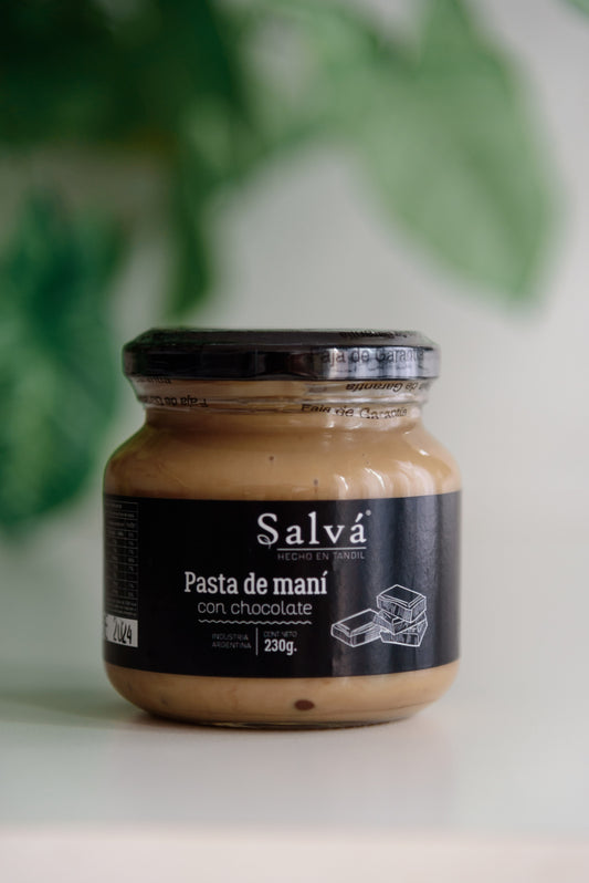 Salvafoods - Pasta de maní c/chocolate 230g